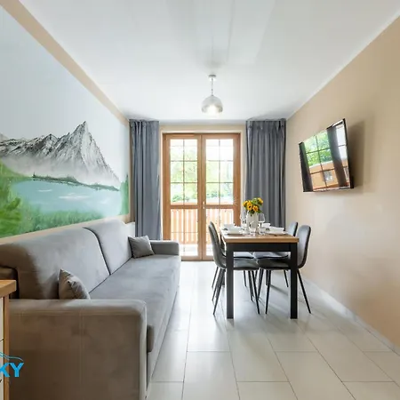 Apartamenty Bluesky - Centrum Karpacza, Spokojna Okolica, Blisko Deptaka, Balkon