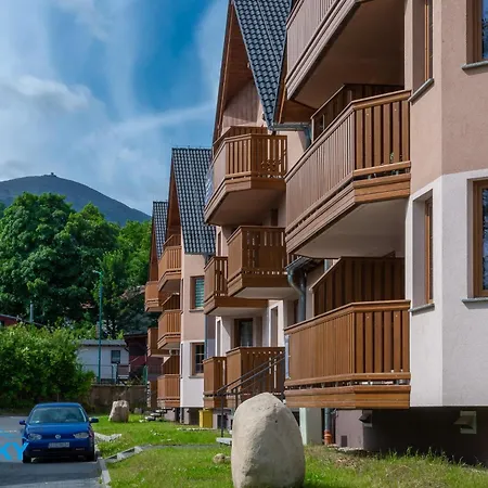 Bluesky - Centrum Karpacza, Spokojna Okolica, Blisko Deptaka, Balkon Apartmán
