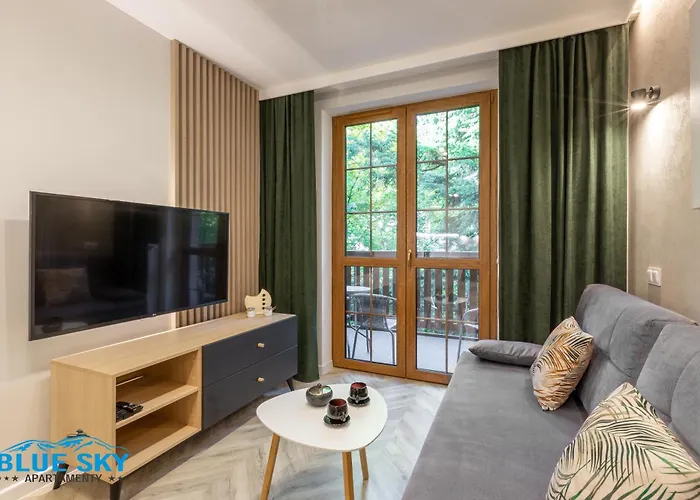 Apartmán Bluesky - Nad Lomnica 14 - Centrum Karpacza, Blisko Deptaka *